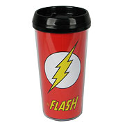 Flash Logo 16 oz. Plastic Travel Mug